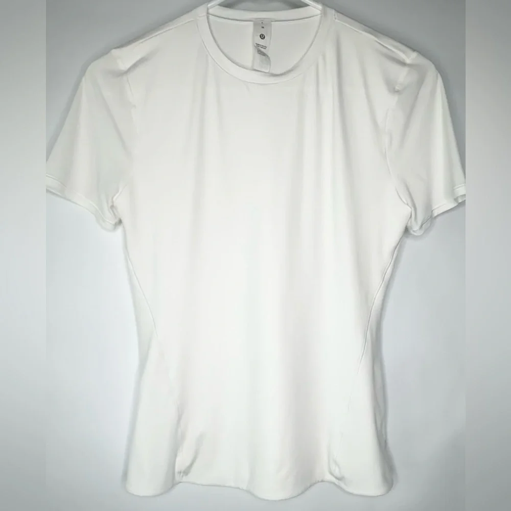 Lululemon Wundermost Ultra Soft Nulu Hip Length Crewneck Short Sleeve Shirt - Picture 1 of 10